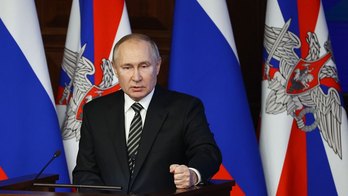 Na zdjęciu Władymir Putin