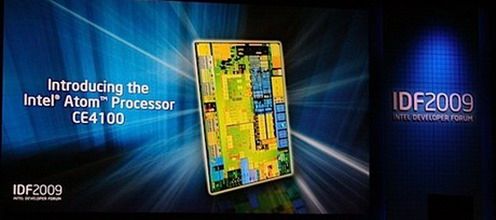 IDF 2009: Intel Atom CE4100 - najlepszy chip do multimediów?