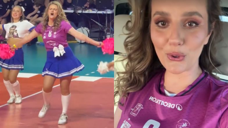 Zofia Zborowska jako cheerleaderka