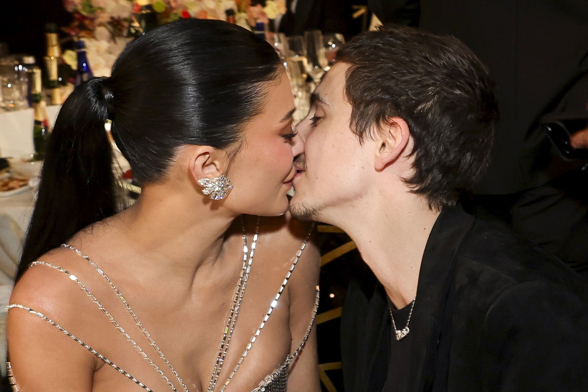 Kylie Jenner i Timothee Chalamet - Złote Globy 2026