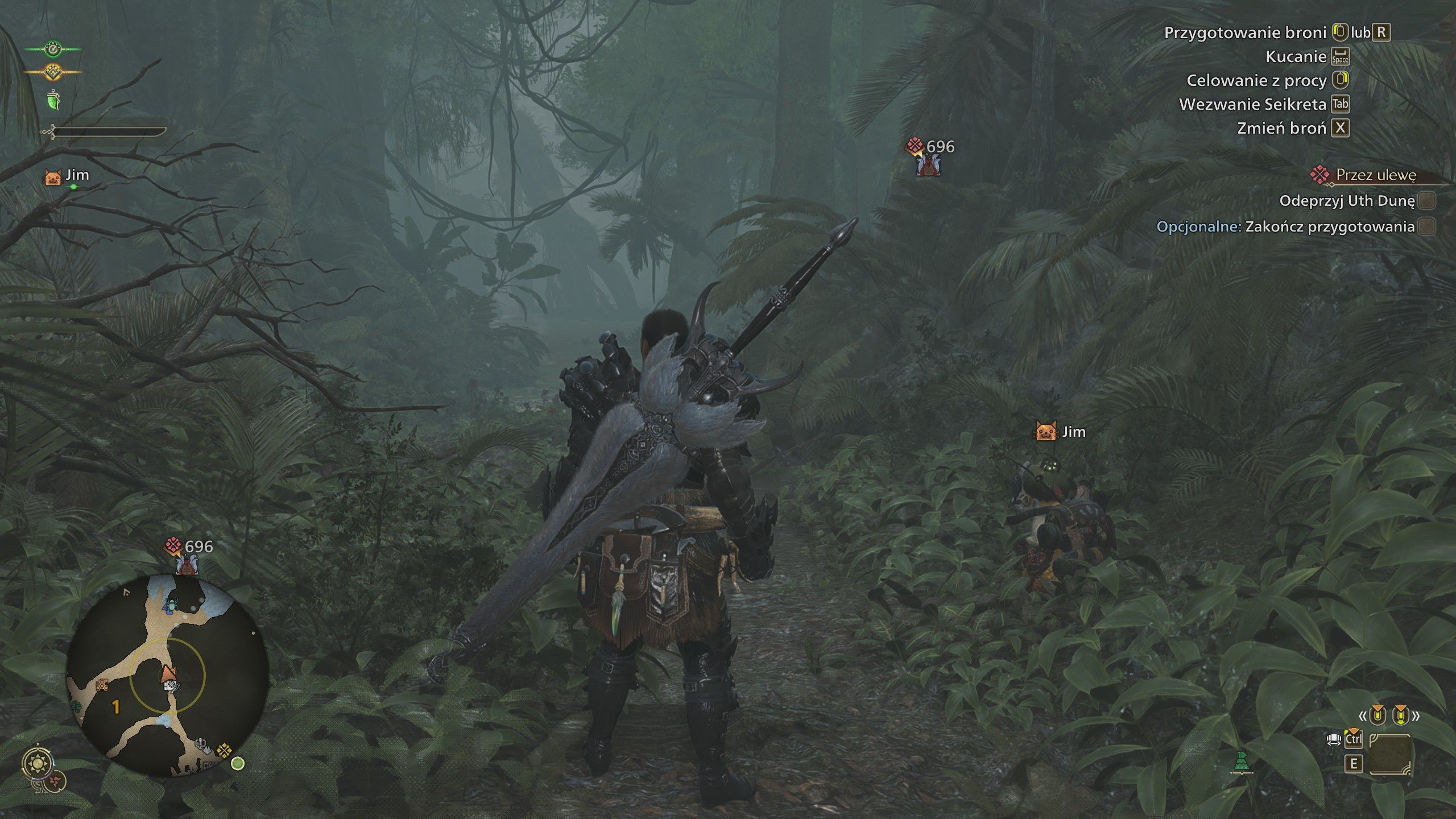 Monster Hunter Wilds z NVIDIA DLSS i Frame Generation