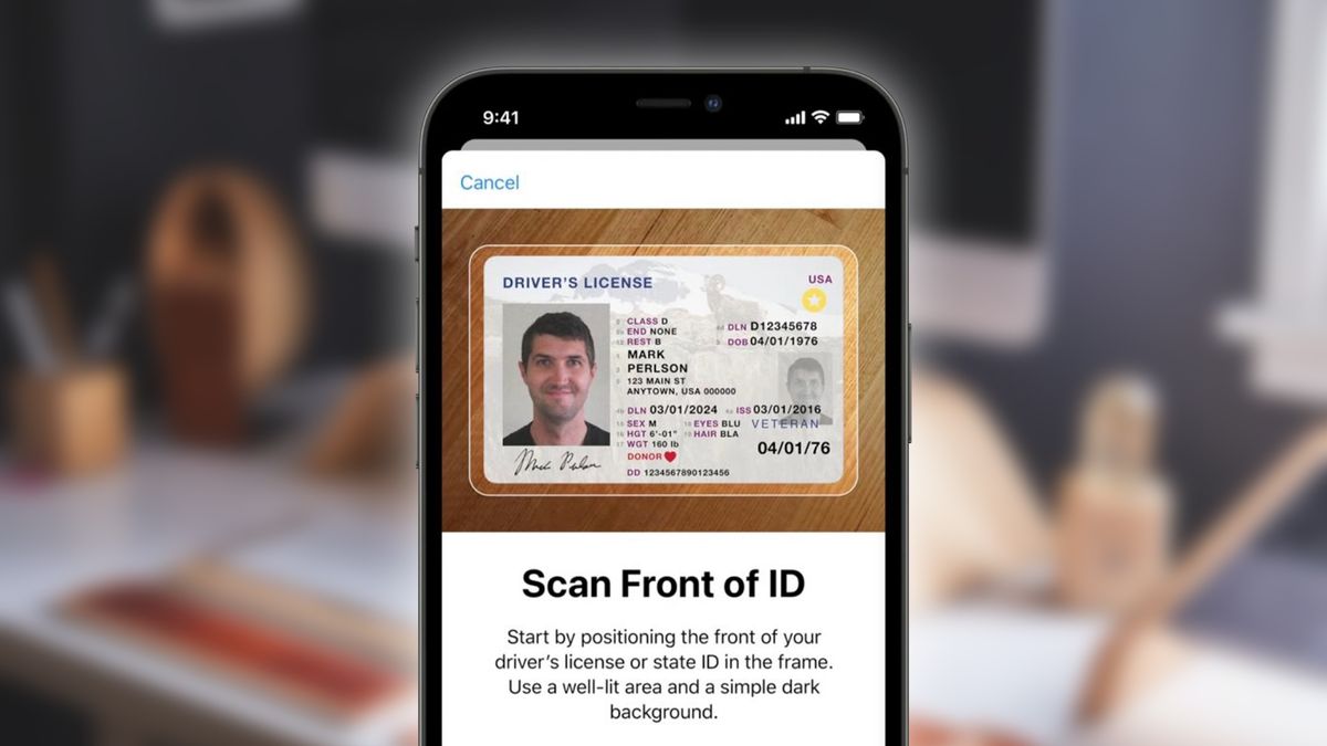 iOS 15 ma umożliwić dodawanie dokumentów potwierdzających tożsamość do Portfela.