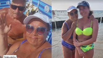 64-letnia Izabela Zeiske z "Goggleboxa" smaży się w bikini na plaży