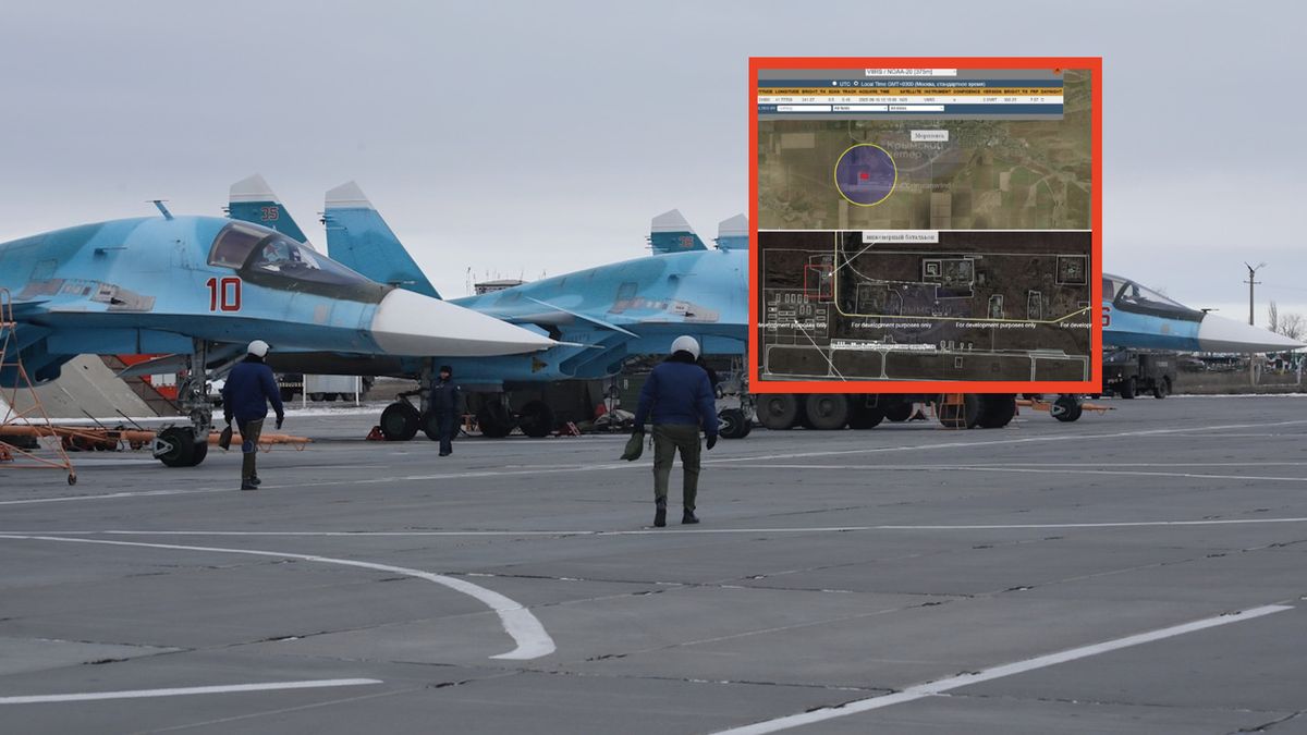 Do pożaru doszło na lotnisku wojskowym Mrozowsk koło 