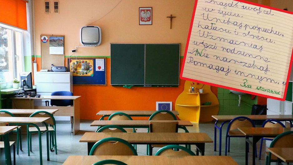 Nauczycielka oceniła pracę ucznia. "Ja bym jej odpisała 'Nie narzekaj'"