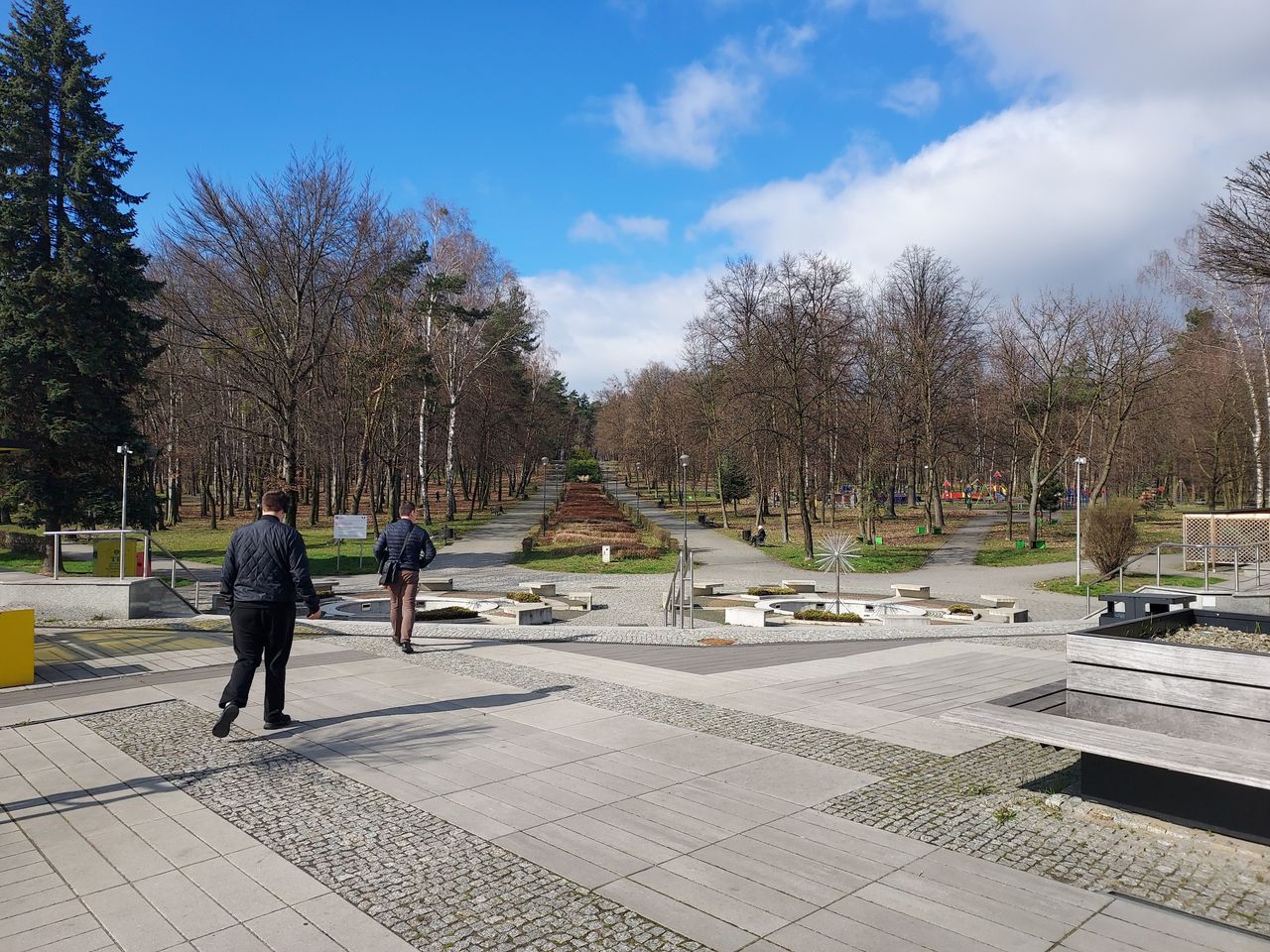 Park w centrum Wojkowic