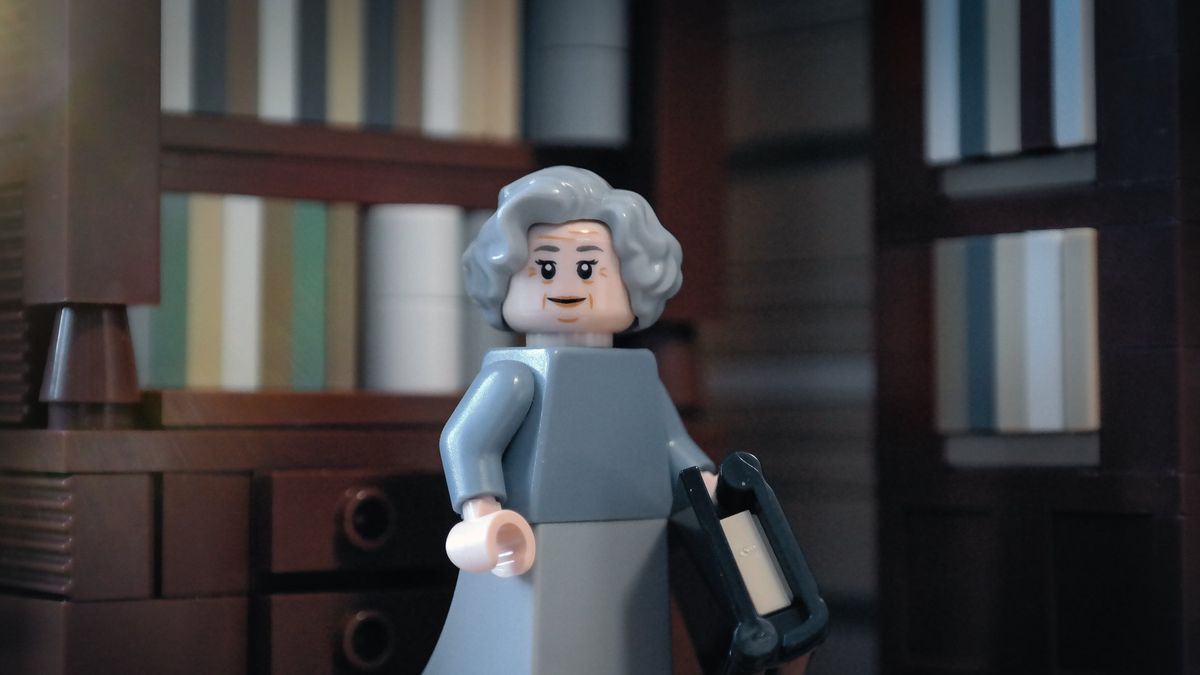 Wisława Szymborska z klocków LEGO