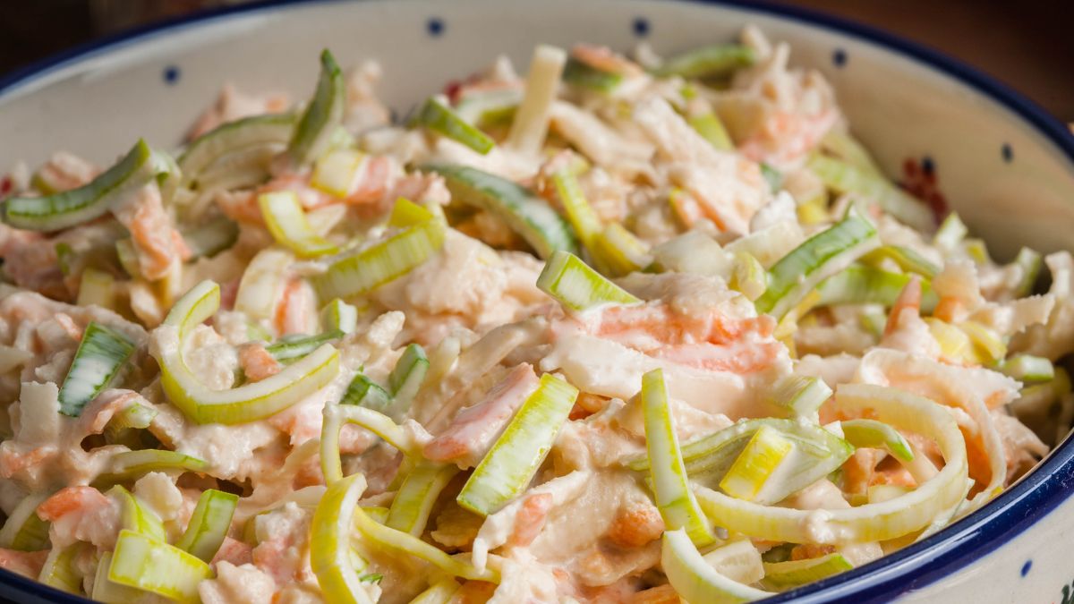 Surówka z pora - Pyszności