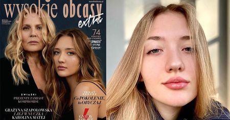 Grażyna Szapołowska PROMUJE WNUCZKĘ na okładce magazynu: "Lwica z rodziną"
