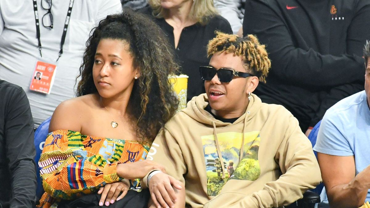 Na zdjęciu: Naomi Osaka i Cordae Amari Dunston