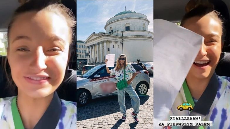 Julia Wieniawa zdała egzamin na prawo jazdy