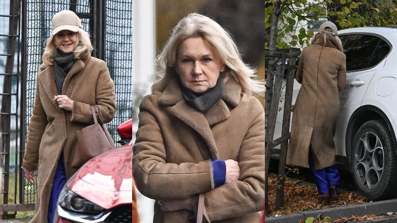 Naturalna Grażyna Torbicka maszeruje do auta za ćwierć miliona