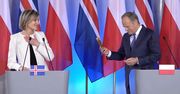 Tusk przekazał premier Islandii drobny prezent. Od razu skomentowała