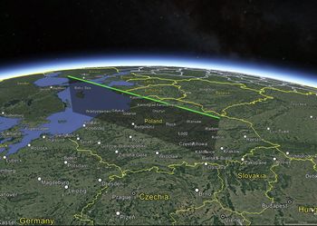 Chińska rakieta przeleciała nad Polską. Zarejestrowała to sieć Skytinel