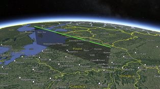 Chińska rakieta przeleciała nad Polską. Zarejestrowała to sieć Skytinel