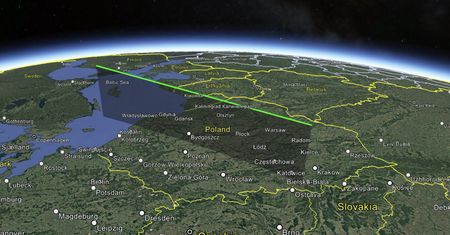 Chińska rakieta przeleciała nad Polską. Zarejestrowała to sieć Skytinel