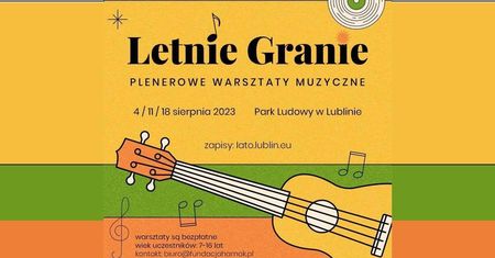 Bezpłatne warsztaty muzyczne dla dzieci i młodzieży w plenerze