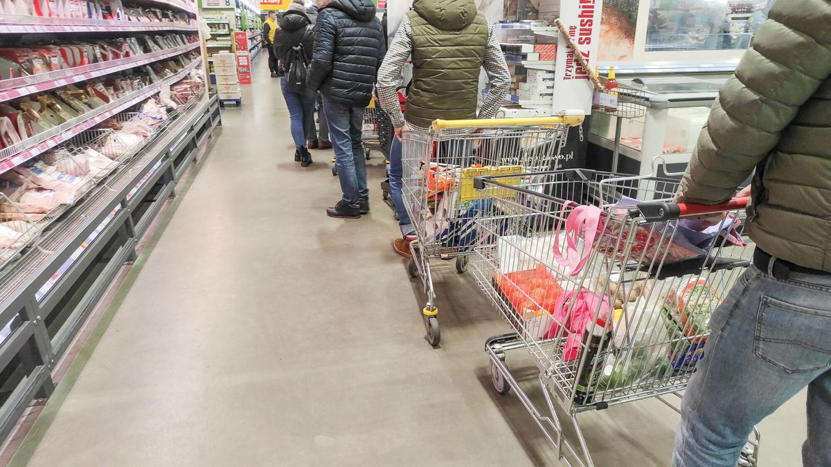 Handel przed?wi?teczny
22.12.2023 Dlugie kolejki po ryby m.in. w sklepach Selgros. Fot. Piotr Kamionka/REPORTER
Piotr Kamionka/REPORTER