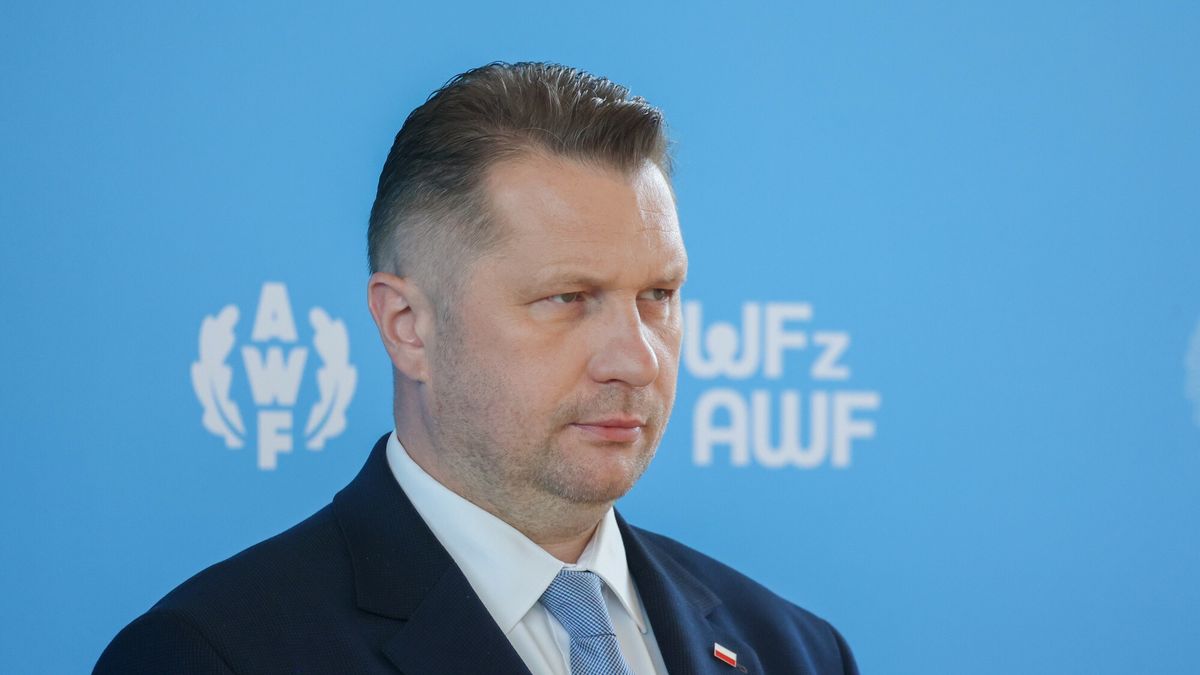 Minister edukacji i nauki Przemysław Czarnek