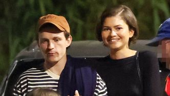 Wyluzowany Tom Holland i rozanielona Zendaya uwiecznieni na kolacji z przyjaciółmi. Nigdy nie wyglądali na bardziej zakochanych? (FOTO)