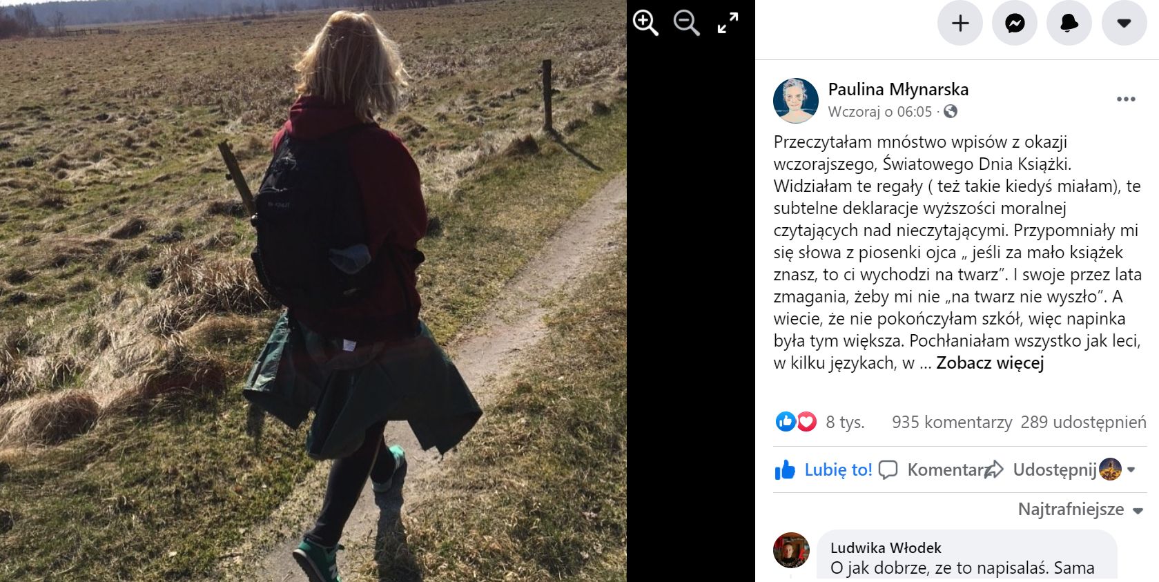 Wpis Pauliny Młynarskiej