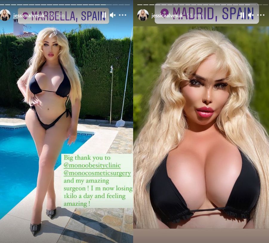Jessica Alves odpoczywa w Hiszpanii