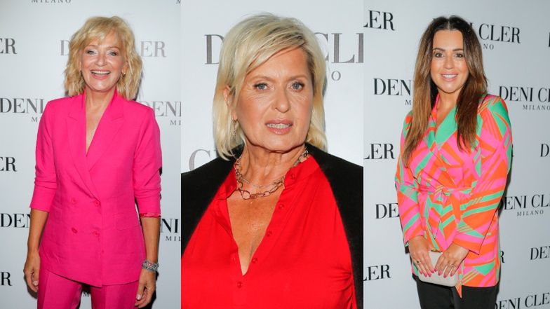 Celebrytki na pokazie jesiennej kolekcji Deni Cler