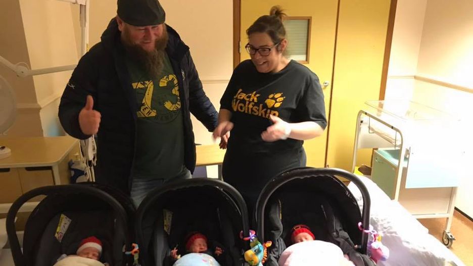 Beata Bienias urodziła nietypowe trojaczki