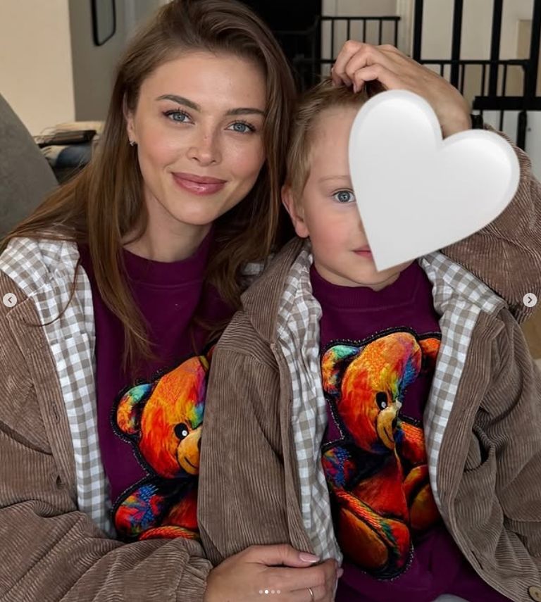 Joanna Opozda z synem