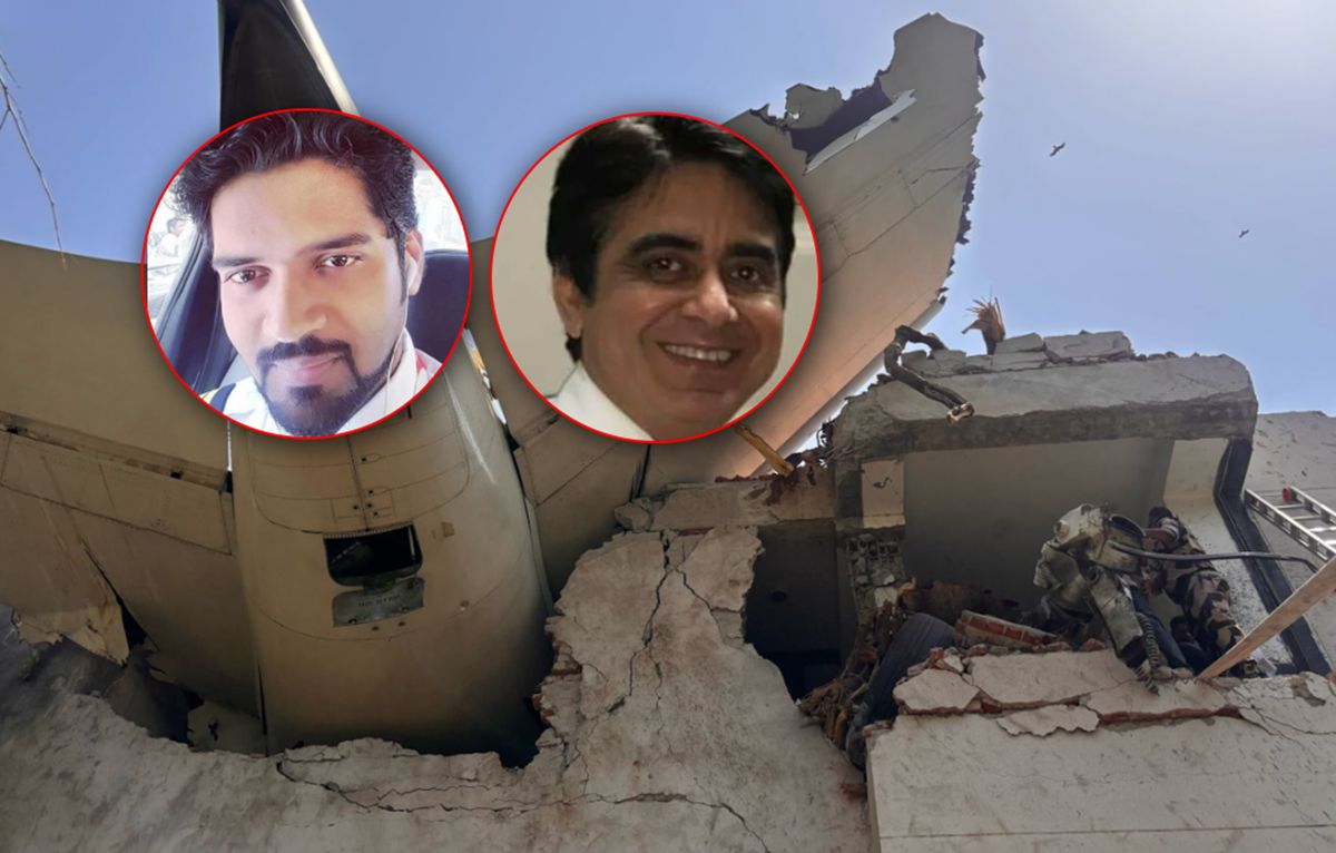 Clive Kunder (z lewej) i Sumeet Sabharwal byli pilotami.