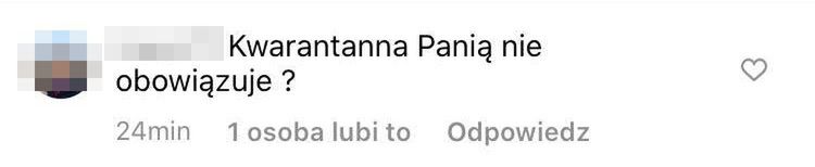 Anna Wendzikowska ominęła kwarantannę?