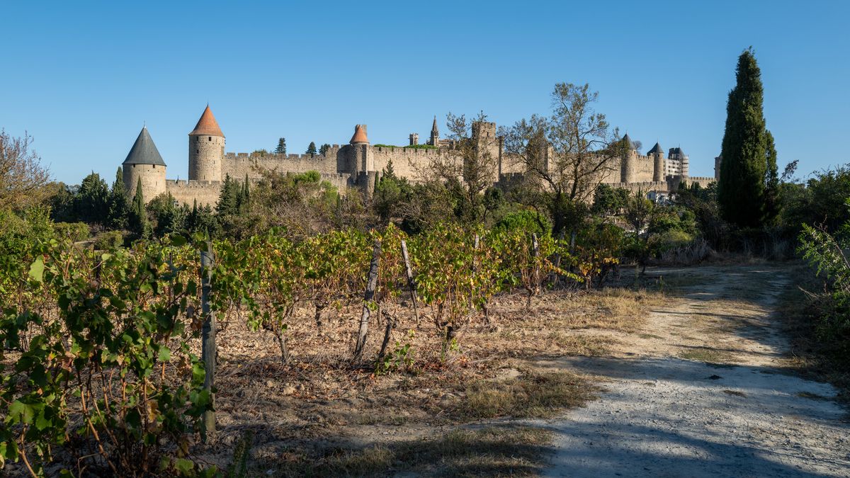 Carcassonne (south of France). (Photo by: Ferrer F/Andia/Universal Images Group via Getty Images)