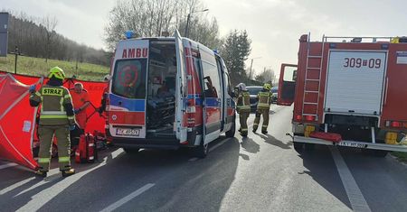 Tragiczny wypadek. Nie żyje motocyklista