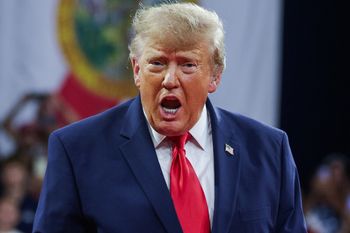 Donald Trump starł się z uczestnikiem wiecu. Padły słowa o Epsteinie