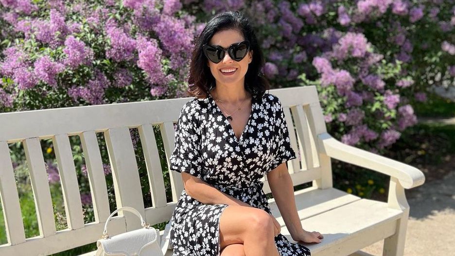 Kasia Cichopek uwielbia modne stylizacje