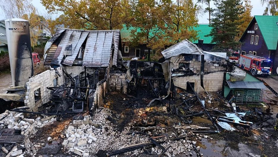 Pożar w firmie Dary Natury
