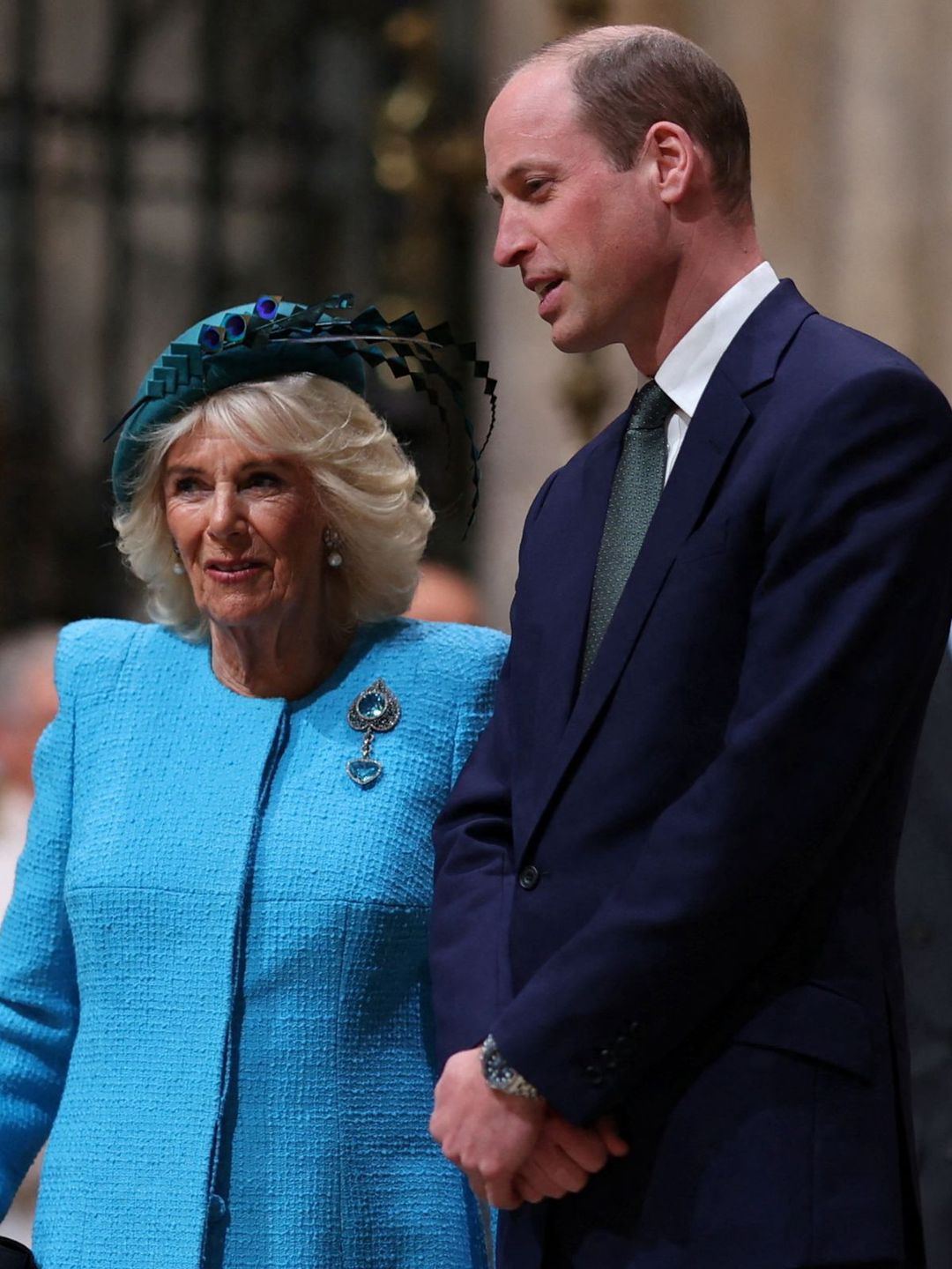 Królowa Camilla pełni obowiązki z księciem Williamem