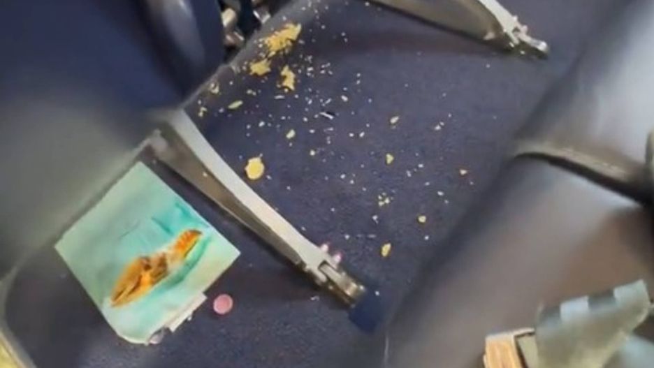 "Najbrudniejszy lot w historii Ryanair"