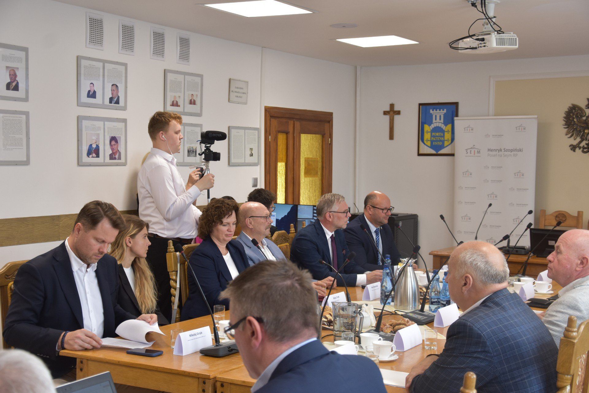konferencja prasowa pt. Modernizacja kluczowej linii kolejowej nr 356: Wspólnie dla rozwoju regionu Poznań - Wągrowiec - Gołańcz - Gołańcz 21 lipca 2025