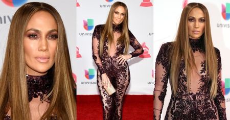 Jennifer Lopez w obcisłym kombinezonie na rozdaniu nagród