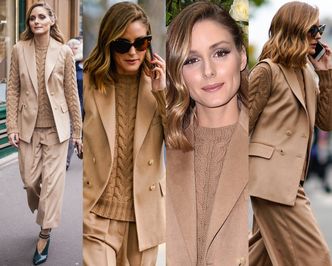 #TRENDY: Olivia Palermo w karmelowym komplecie