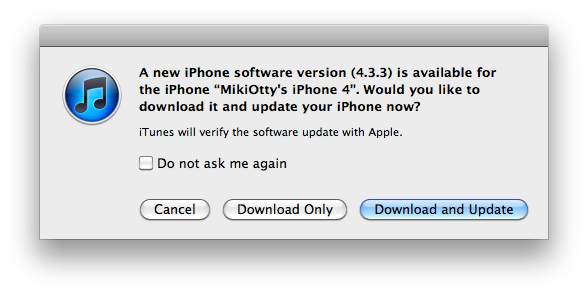 iOS 4.3.3 dostępne do pobrania