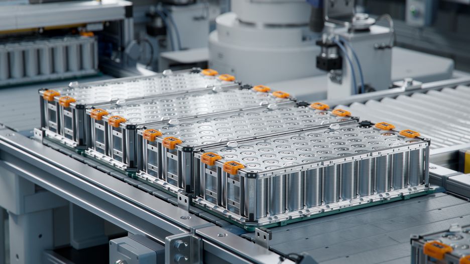Lithium-ion High-voltage Battery Component for Electric Vehicle or Hybrid Car. Battery Module for Automotive Industry on Production Line. High Capacity Battery Production inside a Factory.
Ivan Milovanov
Accumulator, Automotive, Battery, Capacity, Car, Cobalt, Conveyor, Electric, Electricity, Electronics, Energy, Engineering, Equipment, Facility, Factory, High-Voltage, Industrial, Industry, Li-ion, Line, Lithium, Lithium-ion, Metal, Pack

Technology, Package, Plant, Polymer, Power, Production, Rechargeable, Renewable, Steel, Vehicle, assembly, belt, cell, component, cylindrical, element, ev, machinery, manufacture, module, performance, process, rare-earth, sodium-ion, storage, traction battery, battery, cell, li-ion, lithium-ion, rechargeable, electric, vehicle, car, automotive, high-voltage, traction battery, energy, accumulator, cylindrical, factory, plant, manufacture, production, facility, line, conveyor, industry, industrial, machinery, assembly, equipment, belt, process, ev, performance, capacity, electronics, metal, steel, cobalt, lithium, polymer, rare-earth, element, power, package, renewable, storage, sodium-ion, pack..technology, engineering, electricity, module, component
