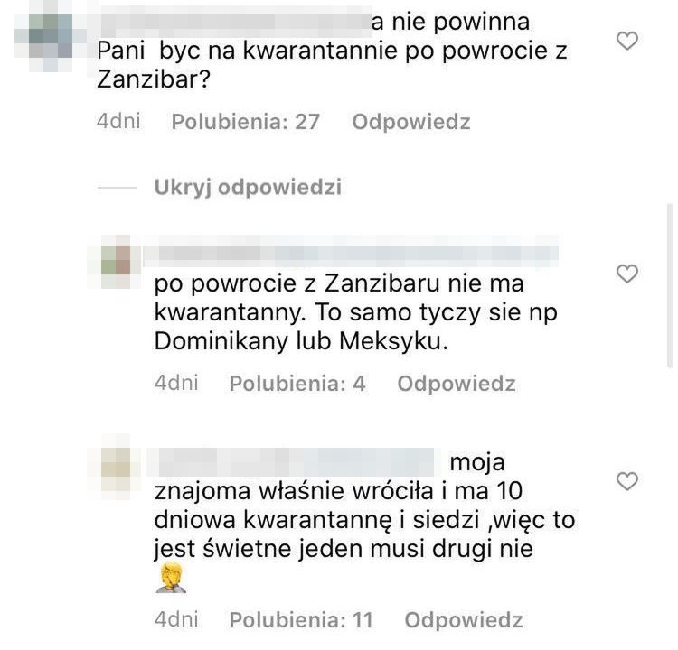 Barbara Kurdej-Szatan nie odbyła kwarantanny?