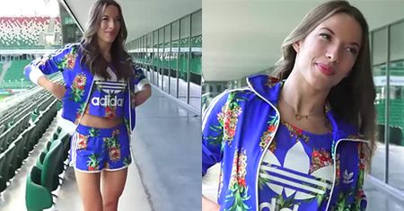 Chodakowska w dresie w kwiaty!