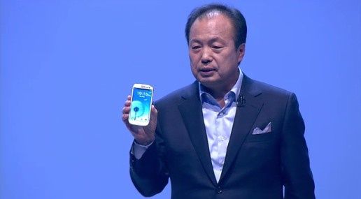Samsung Galaxy S III 3 premiera smartfona JK Shin