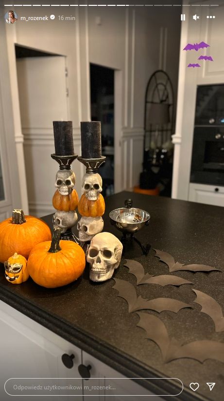 Małgorzata Rozenek pokazała udekorowany na Halloween dom