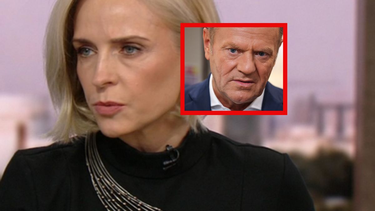 Joanna Mucha ostro o Tusku