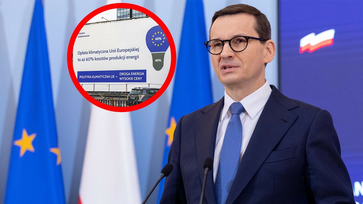 W cenie energii elektrycznej co najmniej połowa to koszty polityki klimatycznej Unii Europejskiej — przekonuje premier Mateusz Morawiecki