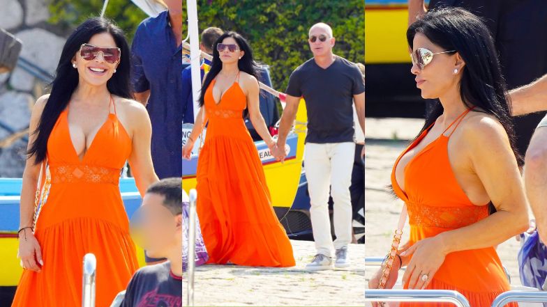 Jeff Bezos i Lauren Sanchez na wakacjach. Niedawno się zaręczyli